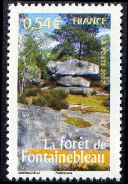 timbre N° 4016, La forêt de Fontainebleau