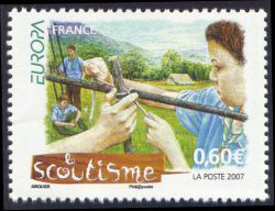 timbre N° 4049, Le Scoutisme
