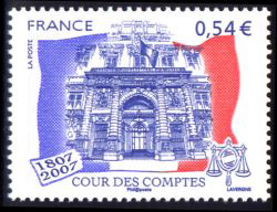 timbre N° 4028, Bicentenaire de La Cour des Comptes