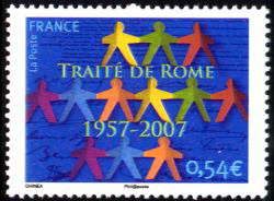 timbre N° 4030, Traité de Rome