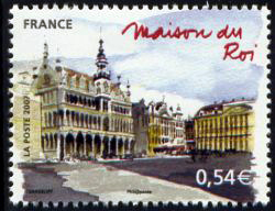 timbre N° 4073, Capitales européennes Bruxelles (Maison du Roi)
