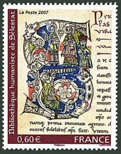 timbre N° 4013, Bibliothèque humaniste de Sélestat