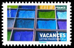 timbre N° 4046, Carnet vacances - Pigments