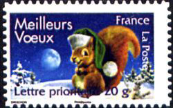 timbre N° 4120, Carnet meilleurs voeux