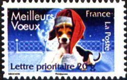 timbre N° 4124, Meilleurs Voeux 2008