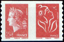 timbre N° P4109, Marianne de Cheffer