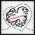 timbre N° 3997, Coeur 2007 Givenchy