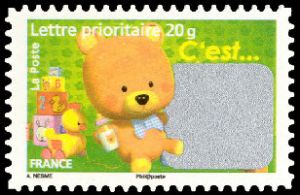 timbre N° 4185, Timbre de naissance « C'est un garçon »