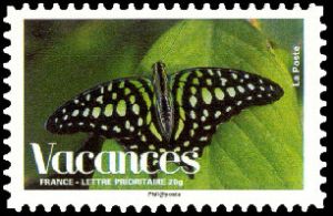 timbre N° 4187, Vacances - papillon
