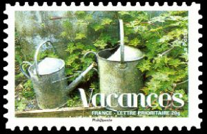 timbre N° 4193, Vacances - les accessoires du jardinier