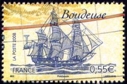 timbre N° 4251, Bateaux célèbres (La Boudeuse)