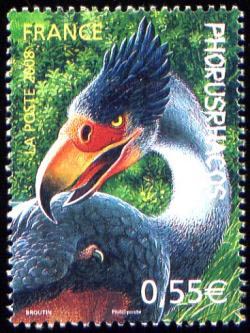 timbre N° 4176, Animaux de la Préhistoire - Le Phorusrhacos