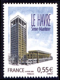 Le Havre important port français situé en Normandie 