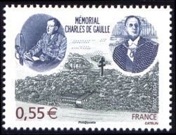 timbre N° 4243, Mémorial Charles de Gaulle