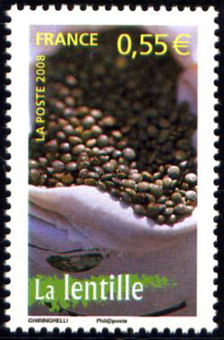 timbre N° 4262, La France à vivre (la lentille)