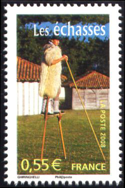 timbre N° 4268, La France à vivre (les échasses)