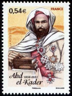 timbre N° 4145, Abd el-Kader (1808-1883)