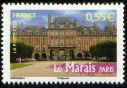 timbre N° 4166, Le Marais à Paris