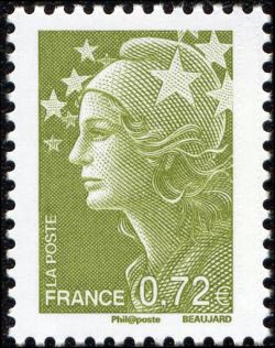 timbre N° 4232, Marianne et les valeurs de l'Europe