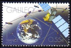 timbre N° 4247, Grands projets européens : le satellite Galileo