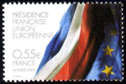 timbre N° 4246, Grands projets européens : Présidence Française de l'Union Européenne