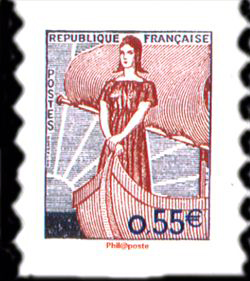 timbre N° 4287, Marianne à la nef