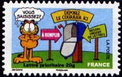 timbre N° 4271, Sourires avec le chat Garfield - Vous saisissez ?