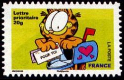timbre N° 4276, Sourires avec le chat Garfield - Pour toi