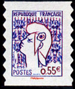 timbre N° 4289, Marianne de Cocteau