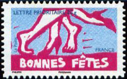 timbre N° 4314, Bonnes fêtes