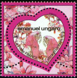 timbre N° 4328, Coeur 2009 Emanuel Ungaro