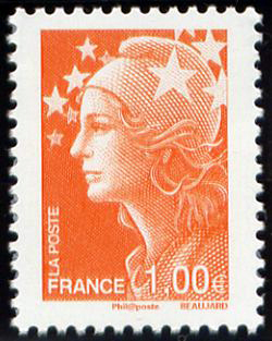 timbre N° 4418, Marianne et l'Europe