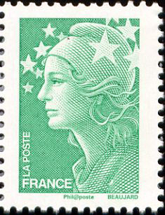 timbre N° 4412, Marianne et l'Europe