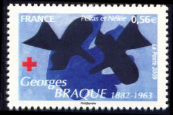 timbre N° 4388, Croix Rouge