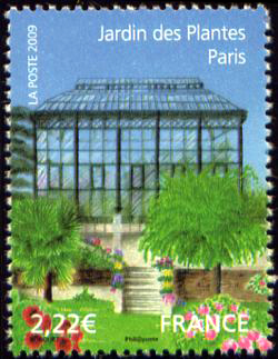 timbre N° 4385, Jardin des plantes (salon du timbre et de l'écrit 2010 )