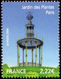  Jardin des plantes (salon du timbre et de l'écrit 2010 ) <br>Le kiosque