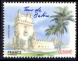 timbre N° 4403, Capitales européennes - Lisbonne ( Tour de Belém )