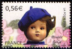 timbre N° 4395, Poupée de collection