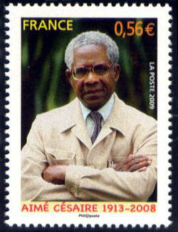 timbre N° 4352, Aimé Césaire, écrivain et homme politique français