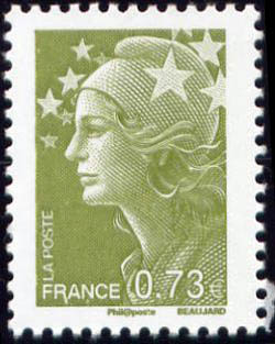timbre N° 4342, Marianne et l'Europe