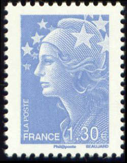 timbre N° 4419, Marianne et l'Europe
