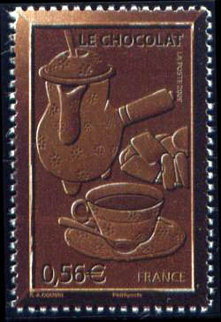 timbre N° 4365, Le chocolat, Chocolat chaud