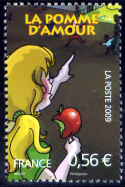timbre N° 4382, Fête foraine (la pomme d'amour)