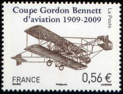 timbre N° 4376, Coupe Gordon Bennett d'aviation 1909-2009