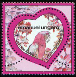 timbre N° 4327, Coeur 2009 Emanuel Ungaro