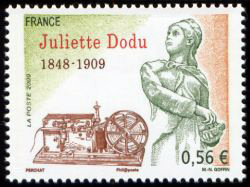 timbre N° 4401, Juliette Dodu (1848-1909)