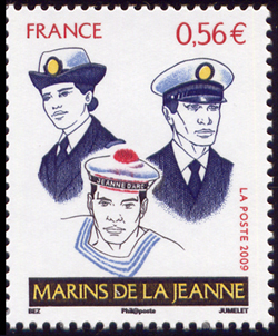 timbre N° 4424, Marins de la Jeanne d'Arc