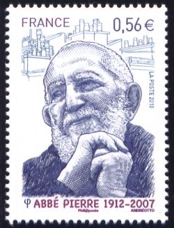 timbre N° 4435, Abbé Pierre (1912-2007)