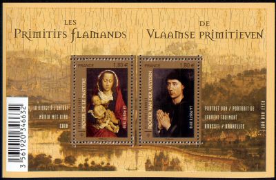 timbre N° F4525, Les primitifs flamands