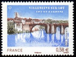 timbre N° 4513, Villeneuve sur Lot